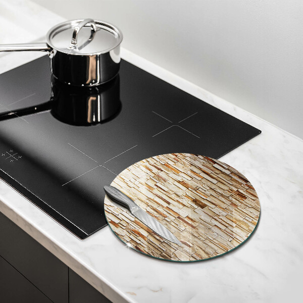 Tagliere in vetro Texture di pietre decorative