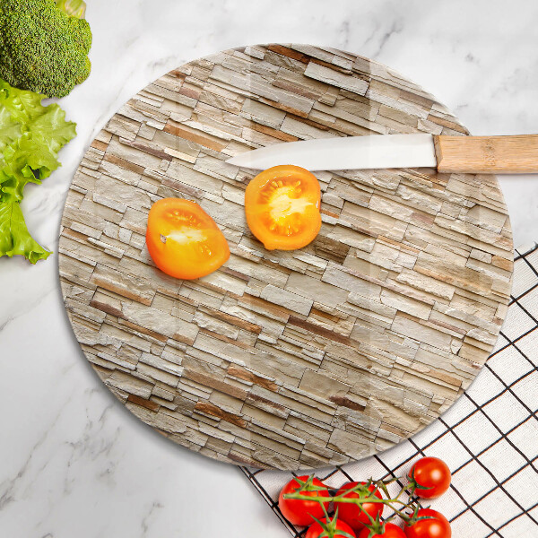Tagliere in vetro Texture di pietre decorative