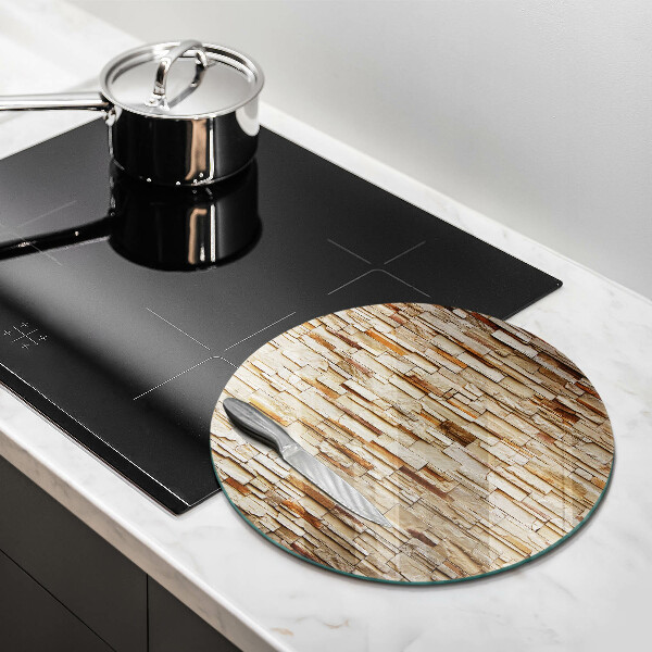 Tagliere in vetro Texture di pietre decorative