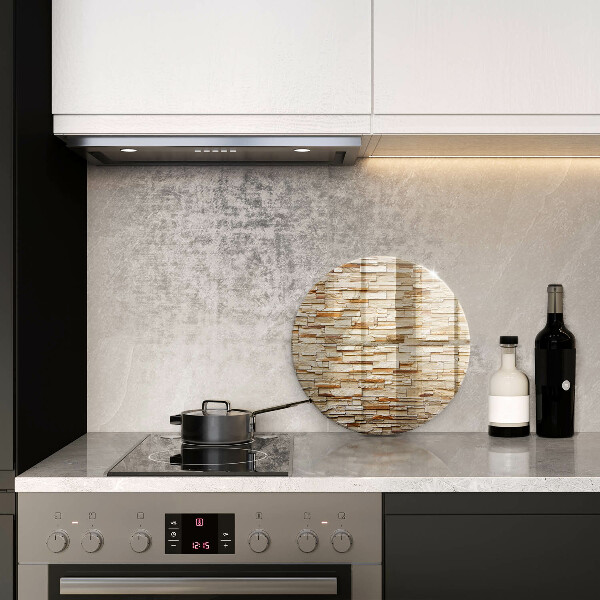 Tagliere in vetro Texture di pietre decorative