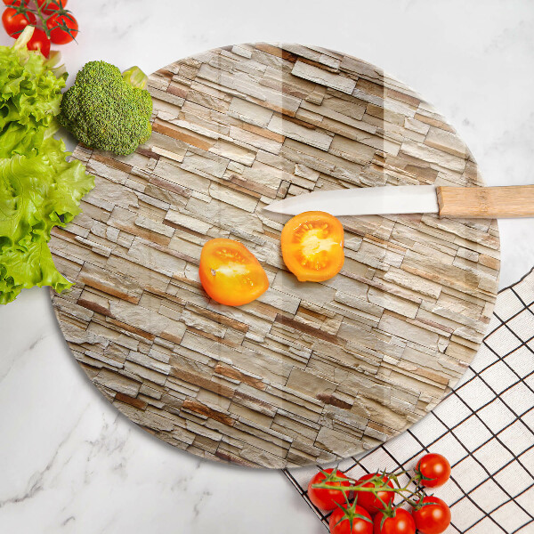 Tagliere in vetro Texture di pietre decorative