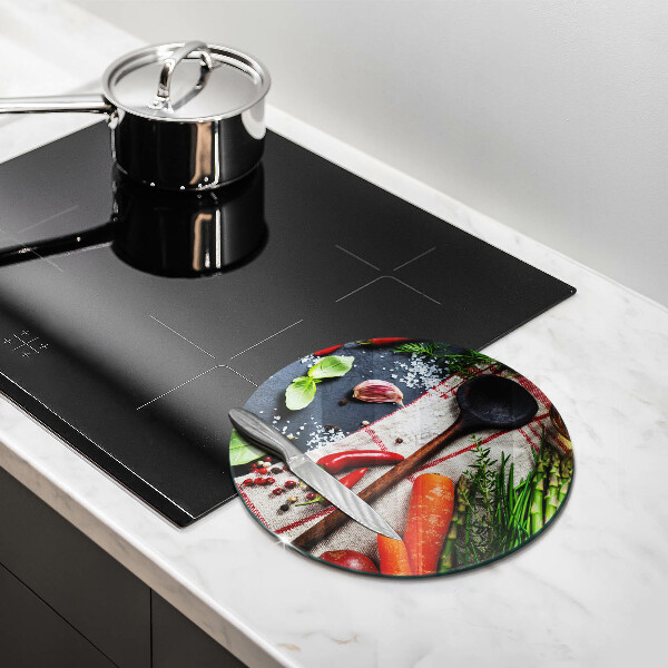 Tagliere in vetro Cibo da cucina