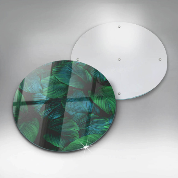 Tagliere in vetro Foglie della giungla
