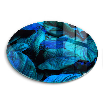 Tagliere in vetro Foglie della vegetazione della giungla