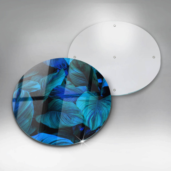 Tagliere in vetro Foglie della vegetazione della giungla