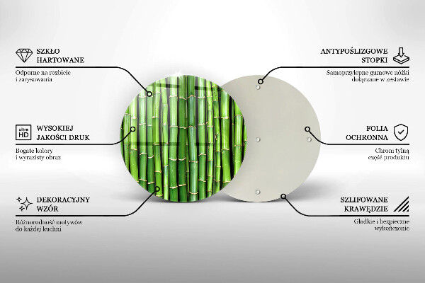 Tagliere in vetro Bambù della natura