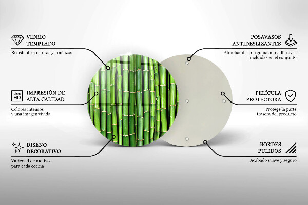 Tagliere in vetro Bambù della natura