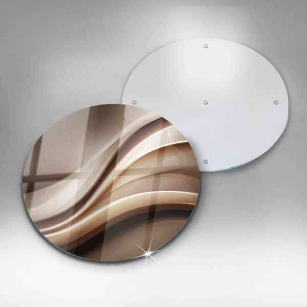 Tagliere in vetro Linee delicate di astrazione