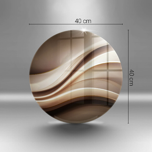 Tagliere in vetro Linee delicate di astrazione