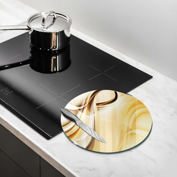 Tagliere in vetro Astrazione del fumo