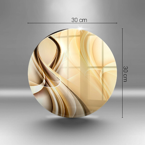 Tagliere in vetro Astrazione del fumo