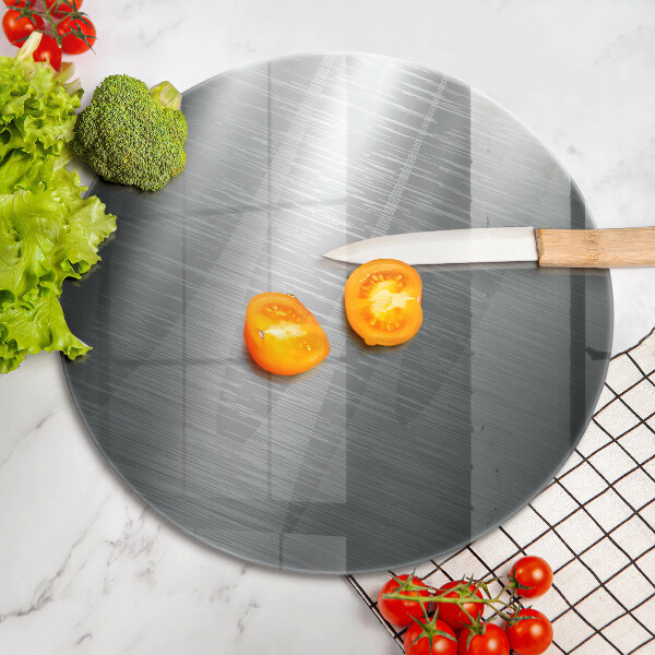 Tagliere in vetro Struttura del metallo