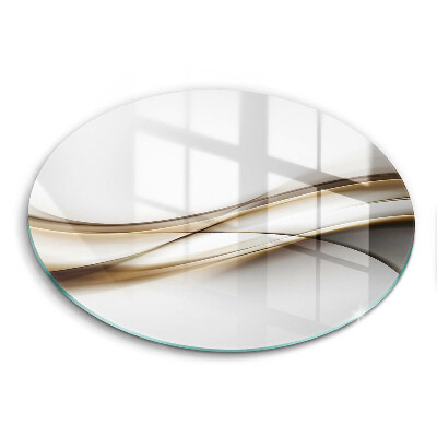 Tagliere in vetro Astrazione di linee morbide