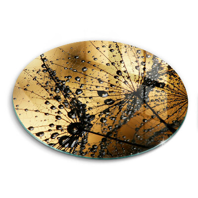 Tagliere in vetro Rugiada e denti di leone