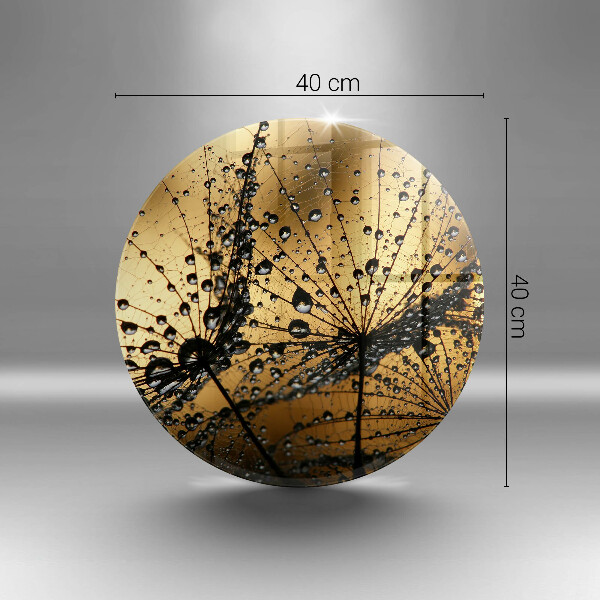 Tagliere in vetro Rugiada e denti di leone