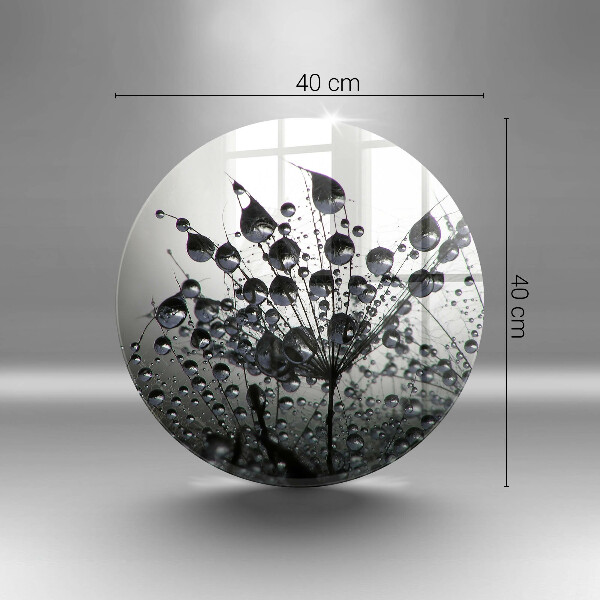 Tagliere in vetro Denti di leone e rugiada