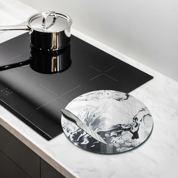 Tagliere in vetro Astrazione dell'inchiostro