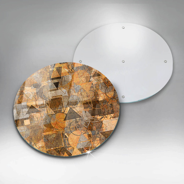 Tagliere in vetro Modello senza giunture di figure geometriche