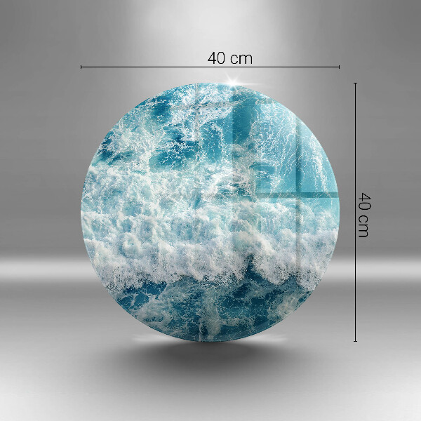 Tagliere in vetro Onde dell'acqua di mare