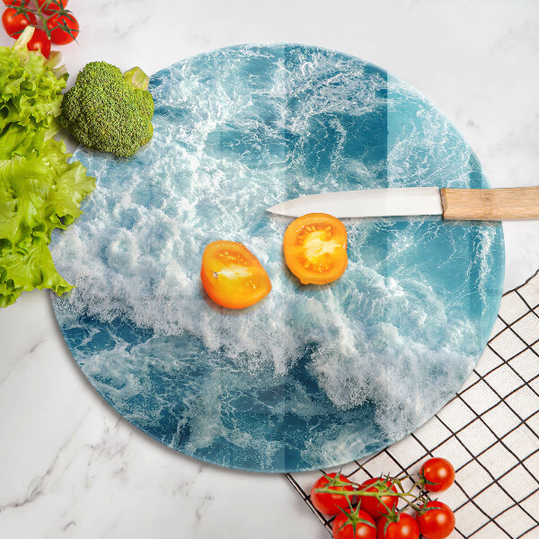 Tagliere in vetro Onde dell'acqua di mare