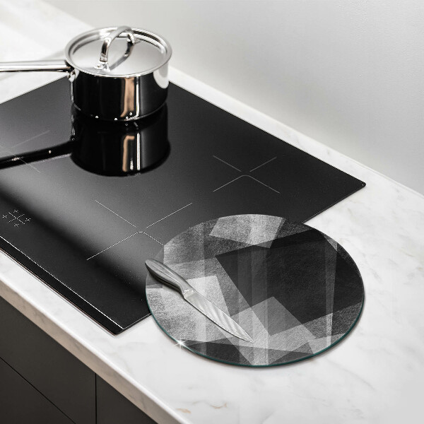 Tagliere in vetro temperato Astrazione geometrica