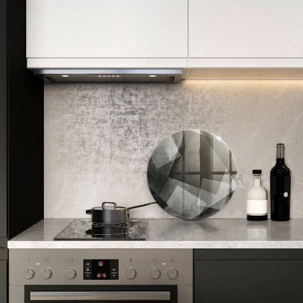 Tagliere in vetro temperato Astrazione geometrica