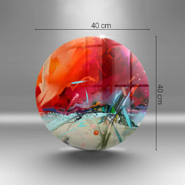 Tagliere in vetro temperato Astrazione dipinta