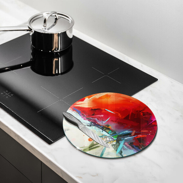 Tagliere in vetro temperato Astrazione dipinta