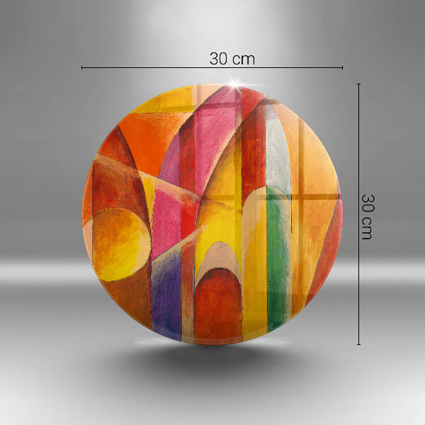 Tagliere in vetro Astrazione colorata