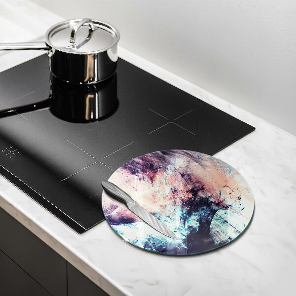 Tagliere in vetro Astrazione dipinta