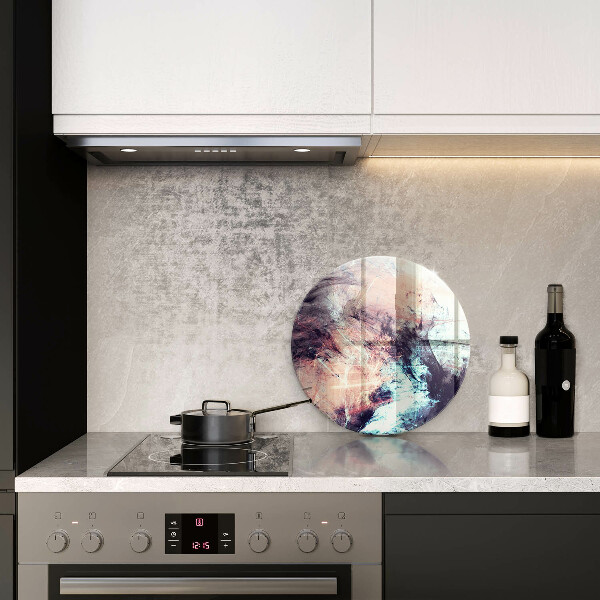 Tagliere in vetro Astrazione dipinta