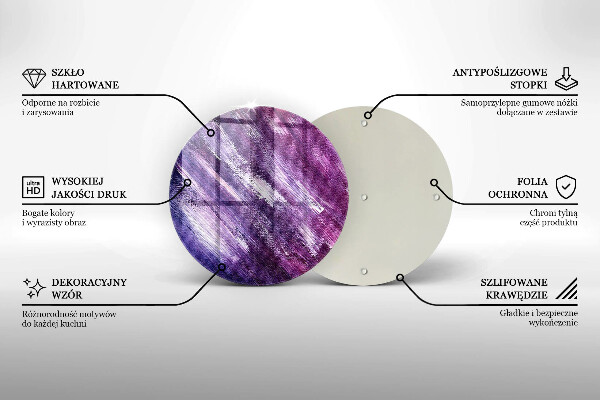 Tagliere in vetro Dipingi l'astrazione
