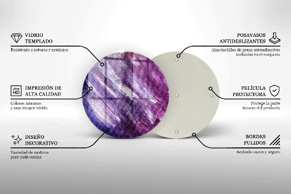 Tagliere in vetro Dipingi l'astrazione