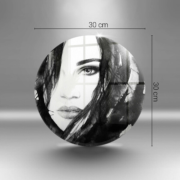 Tagliere in vetro Volto di donna