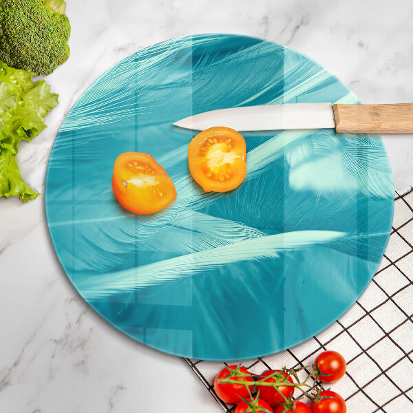 Tagliere in vetro Piume delicate