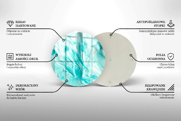 Tagliere in vetro Pitture astratte