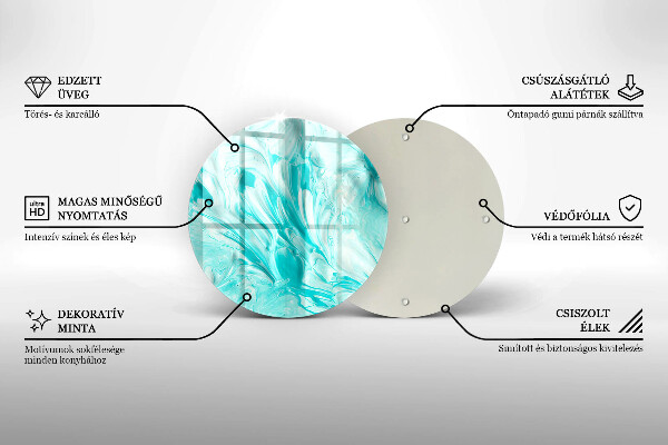 Tagliere in vetro Pitture astratte