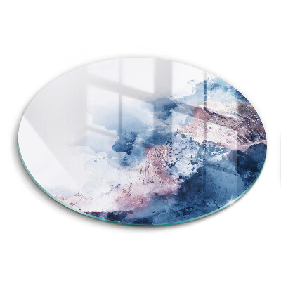 Tagliere in vetro temperato Montagne dipinte astratte