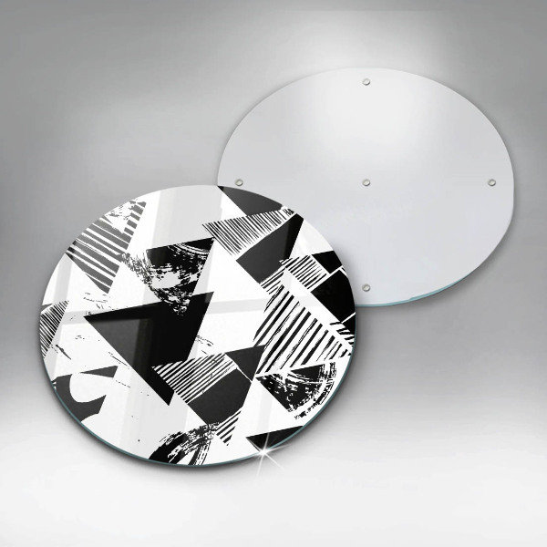 Tagliere in vetro temperato Triangoli geometrici