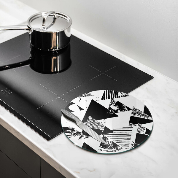 Tagliere in vetro temperato Triangoli geometrici