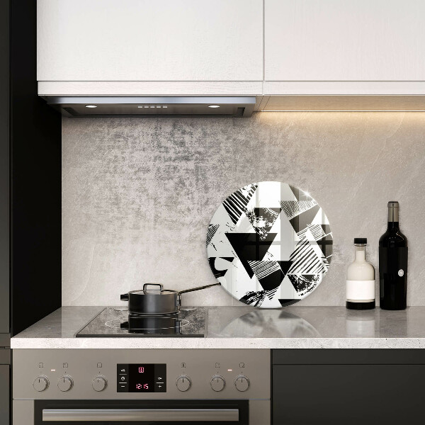 Tagliere in vetro temperato Triangoli geometrici