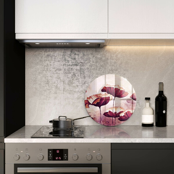 Tagliere in vetro temperato Pittura di fiori