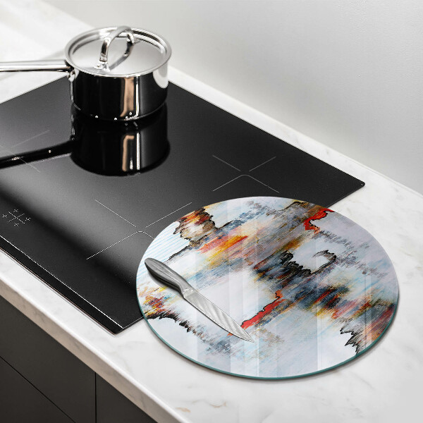 Tagliere in vetro Pitture astratte