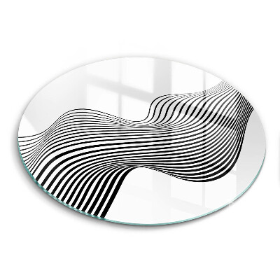 Tagliere in vetro temperato Astrazione lineare