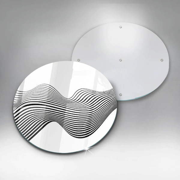 Tagliere in vetro temperato Astrazione lineare