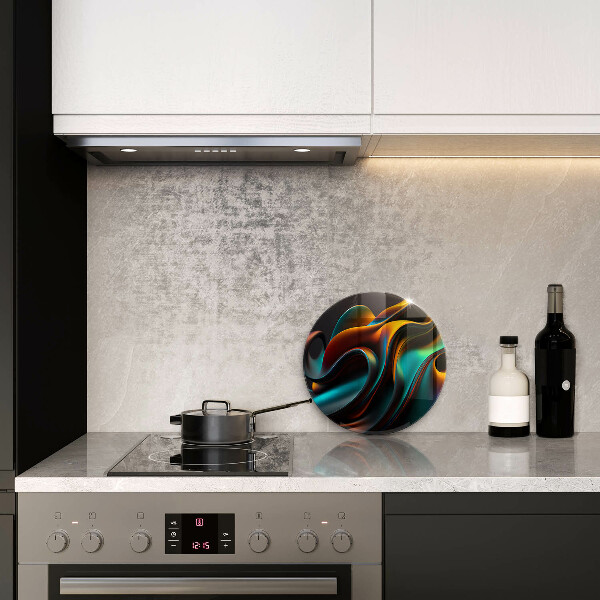 Tagliere in vetro temperato Astrazione colorata