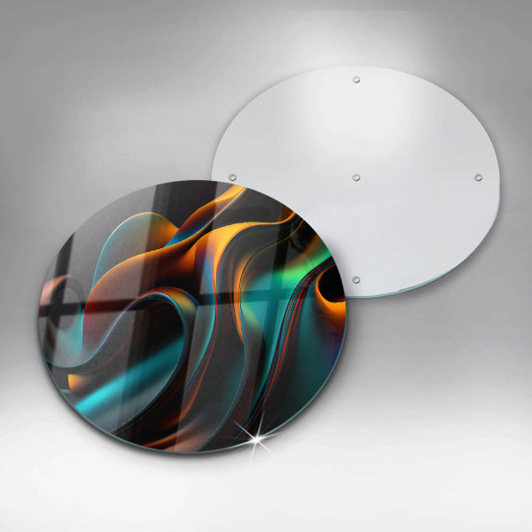 Tagliere in vetro temperato Astrazione colorata