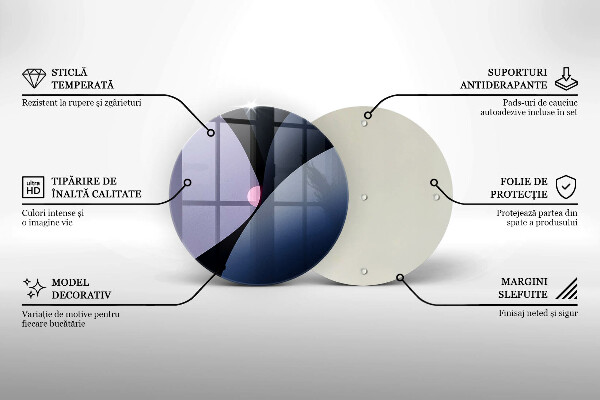 Tagliere in vetro Forme astratte