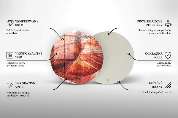 Tagliere in vetro temperato Grand Canyon