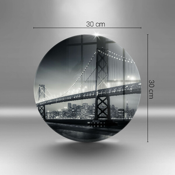 Tagliere in vetro Ponte Benjamin Franklin